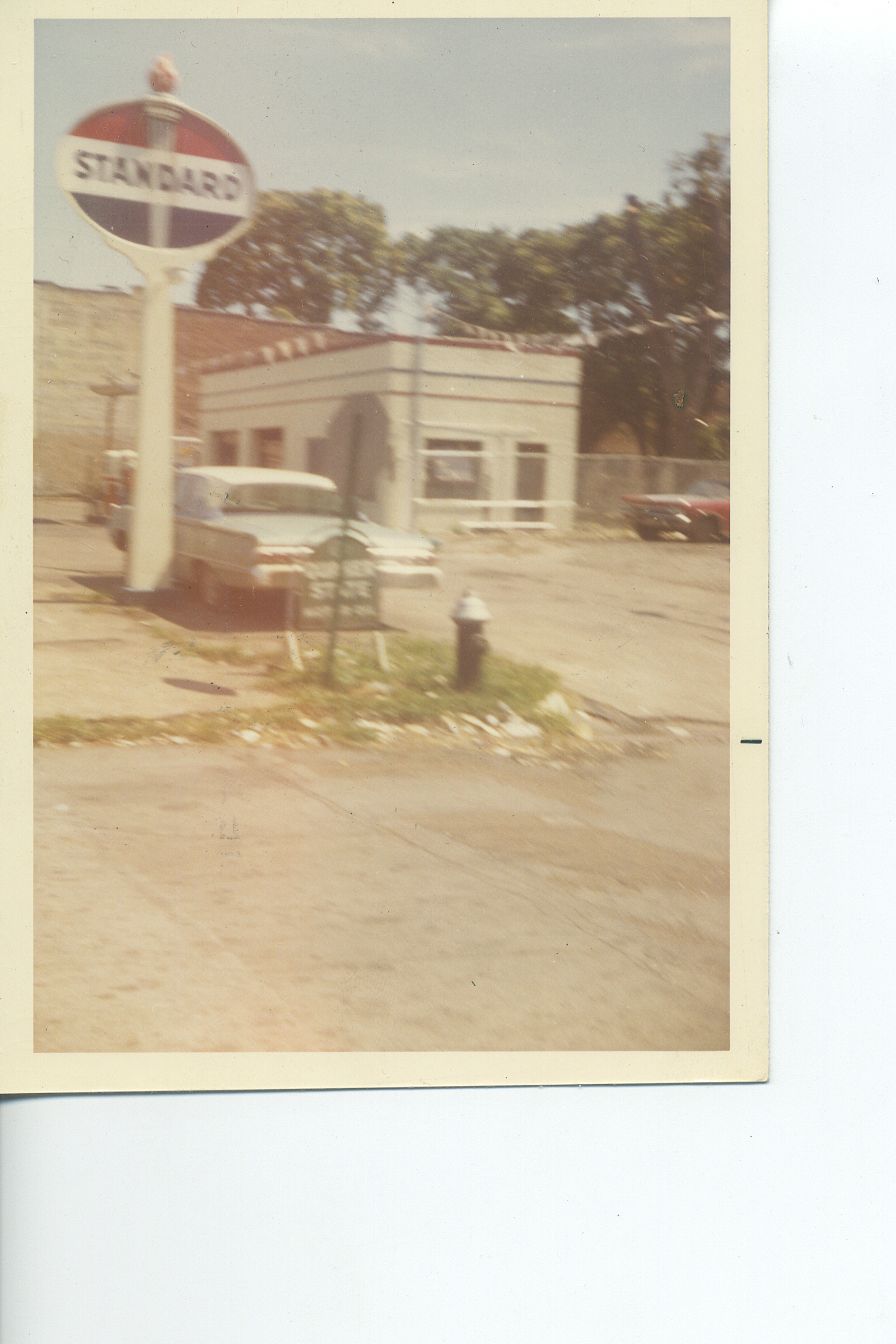 Joe Leake severe station, Standard oil gas station late 1960's