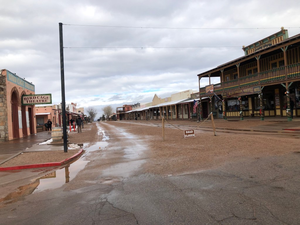 “Tombstone Arizona.”