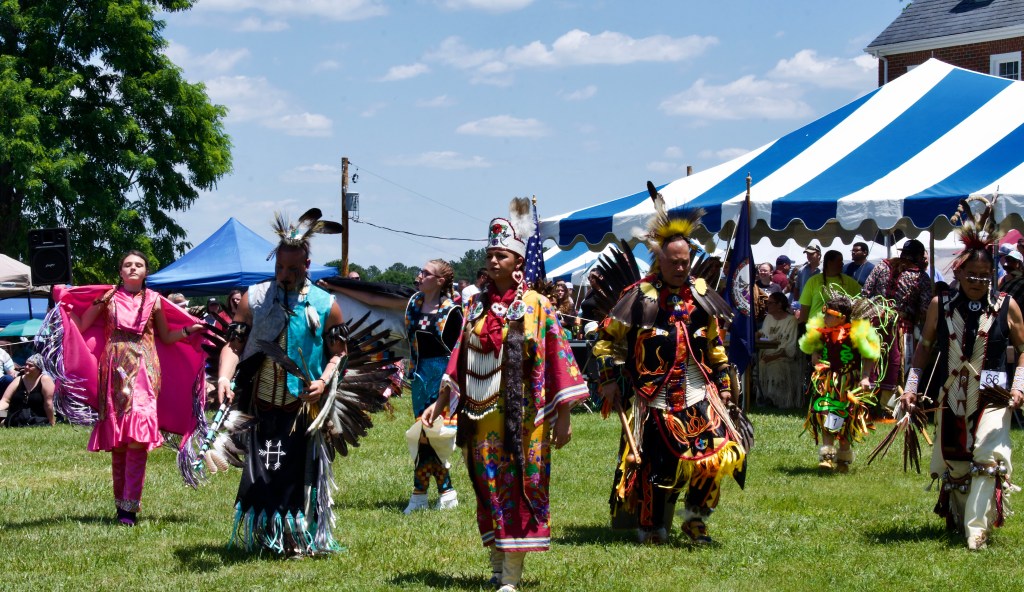 Monacan Indian Pow-Wow participants