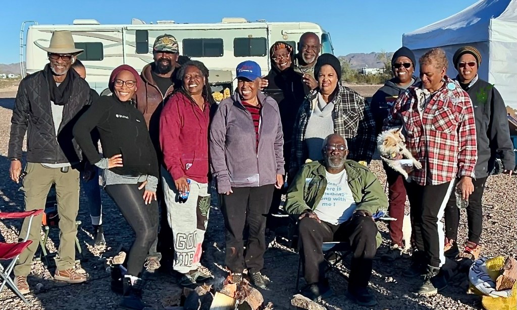 Fellowshipping group of like minded nomadic Rver's, Van dwellers, and SUV car campers.