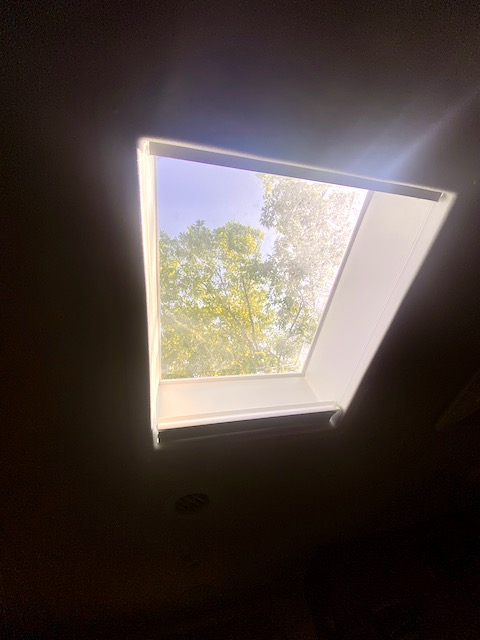 Image of the skylight captured by the author